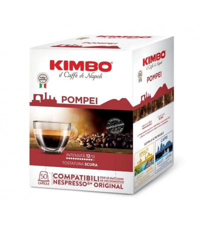 Kimbo Pompei Nespresso (50) cap