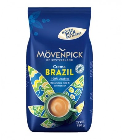 Movenpick Crema Brazil en grain 750g