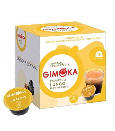 Gimoka Lungo 100% Arabica Dolce Gusto (16) cap