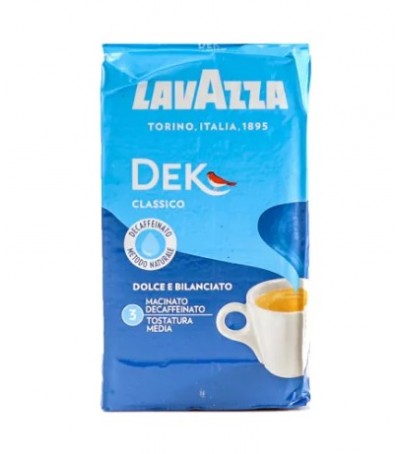 Lavazza Dek (Décafeiné) Moulu 250g